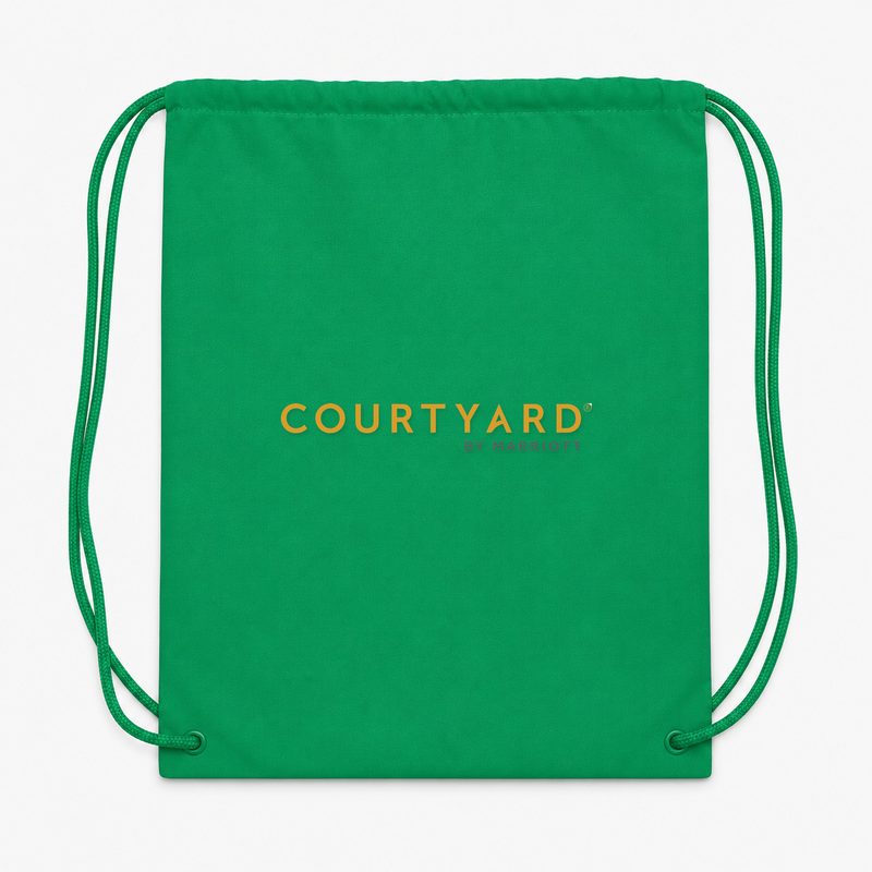 Courtyard Drawstring Bag - Green