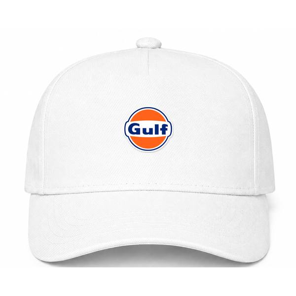 Gulf Oil Logo White Dad Baseball Cap Hat