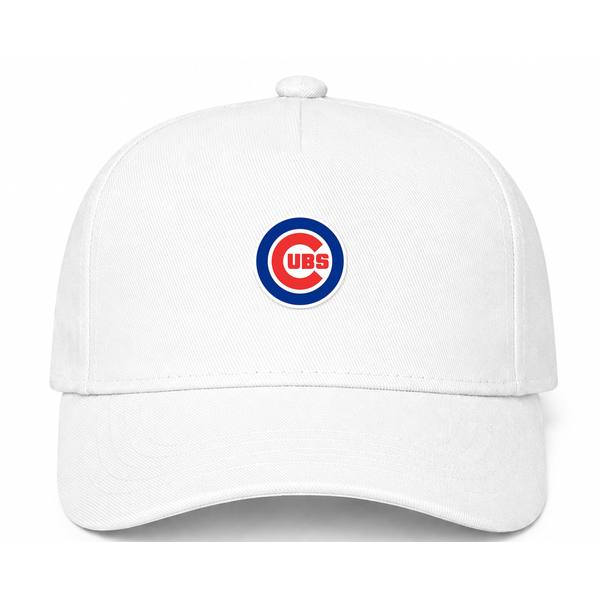 Chicago Cubs MLB Logo White Dad Baseball Cap Hat