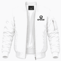 Men's Crocs Lightweight Bomber Jacket - White