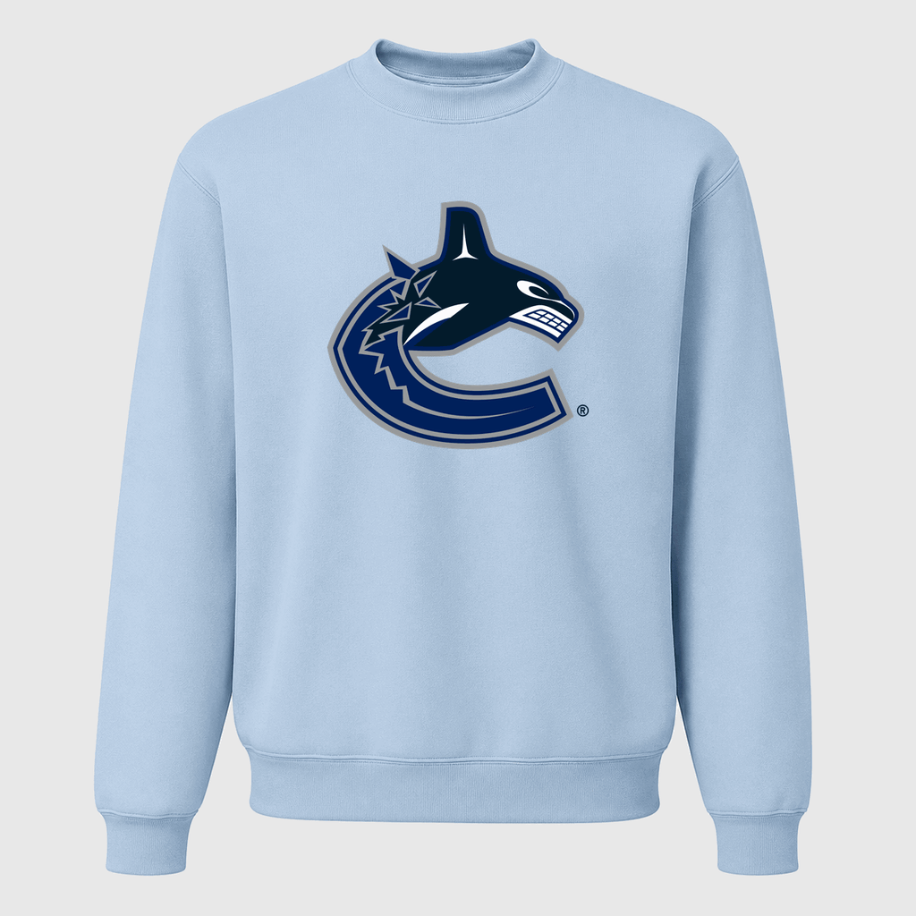 Men's Vancouver Canucks Crewneck Sweatshirt - Sky Blue