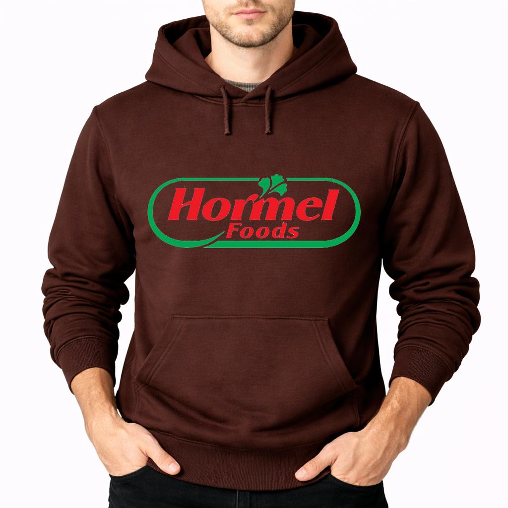 Men's Hormel Food Pullover Hoodie - Brown