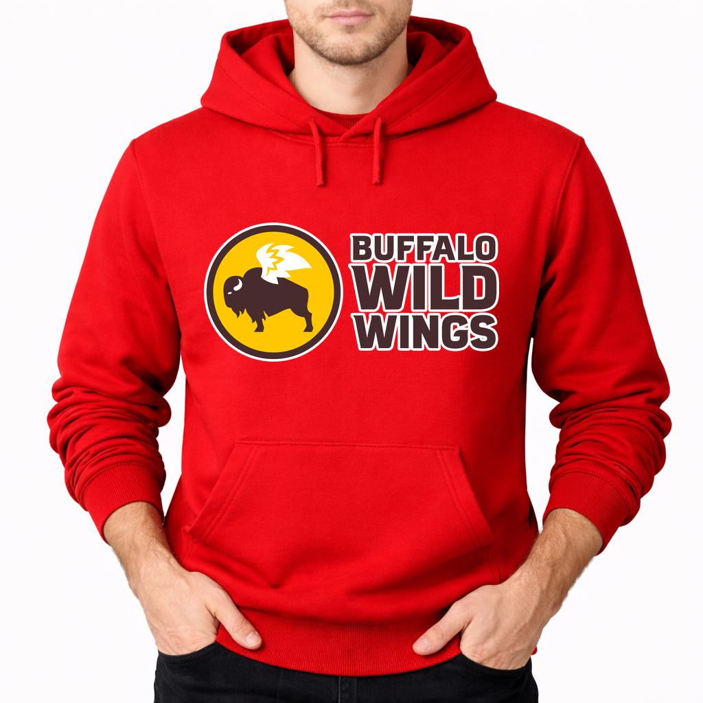 Men's Buffalo Wild Wings Pullover Hoodie - Red