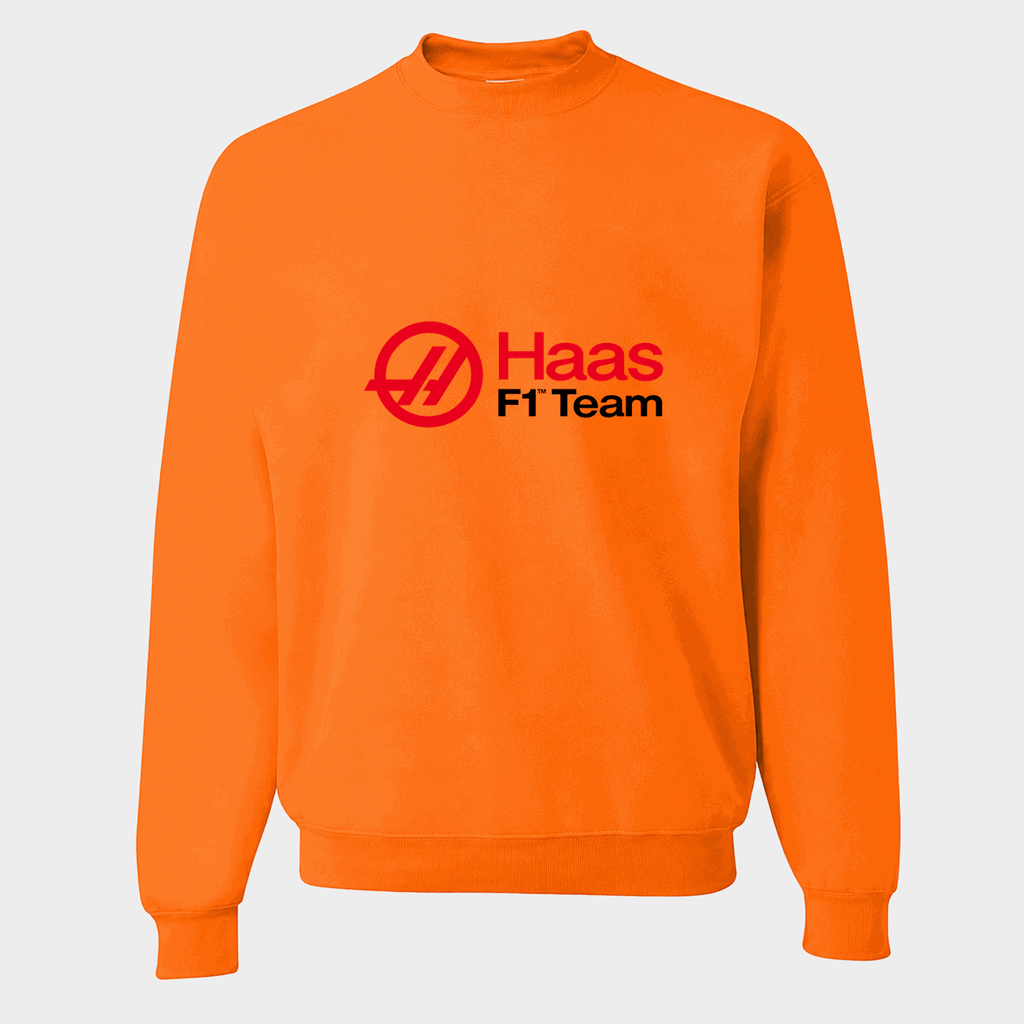 Men's Haas F1 Team Crewneck Sweatshirt - Orange