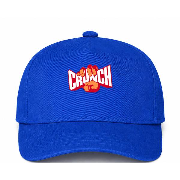 Crunch Fitness Logo Blue Dad Baseball Cap Hat