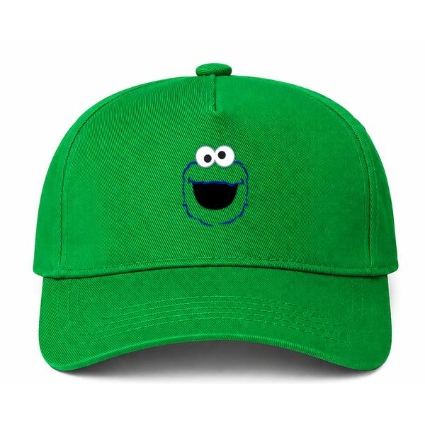 Cookie Monster Green Dad Baseball Cap Hat
