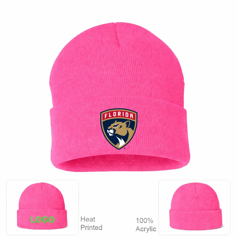 Florida Panthers Pink Beanie Hat