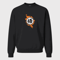 Men's Dragon Ball Z Goku Symbol Crewneck Sweatshirt - Black