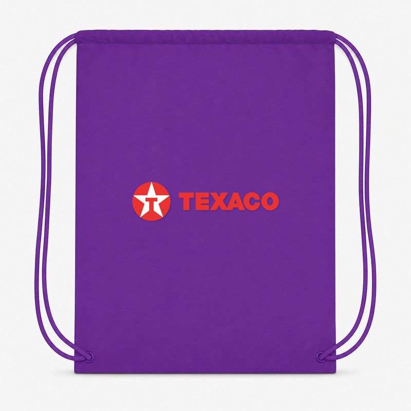 Texaco Drawstring Bag - Purple