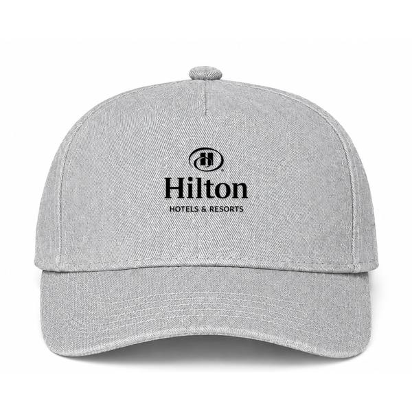 Hilton Logo Gray Dad Baseball Cap Hat