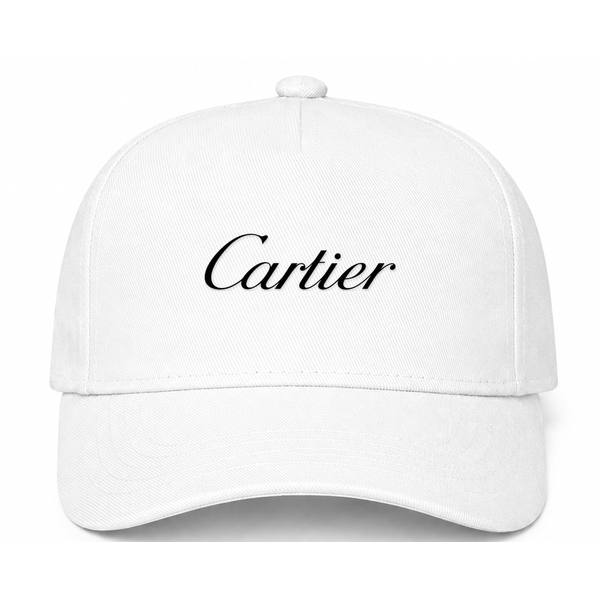 Cartier Logo White Dad Baseball Cap Hat