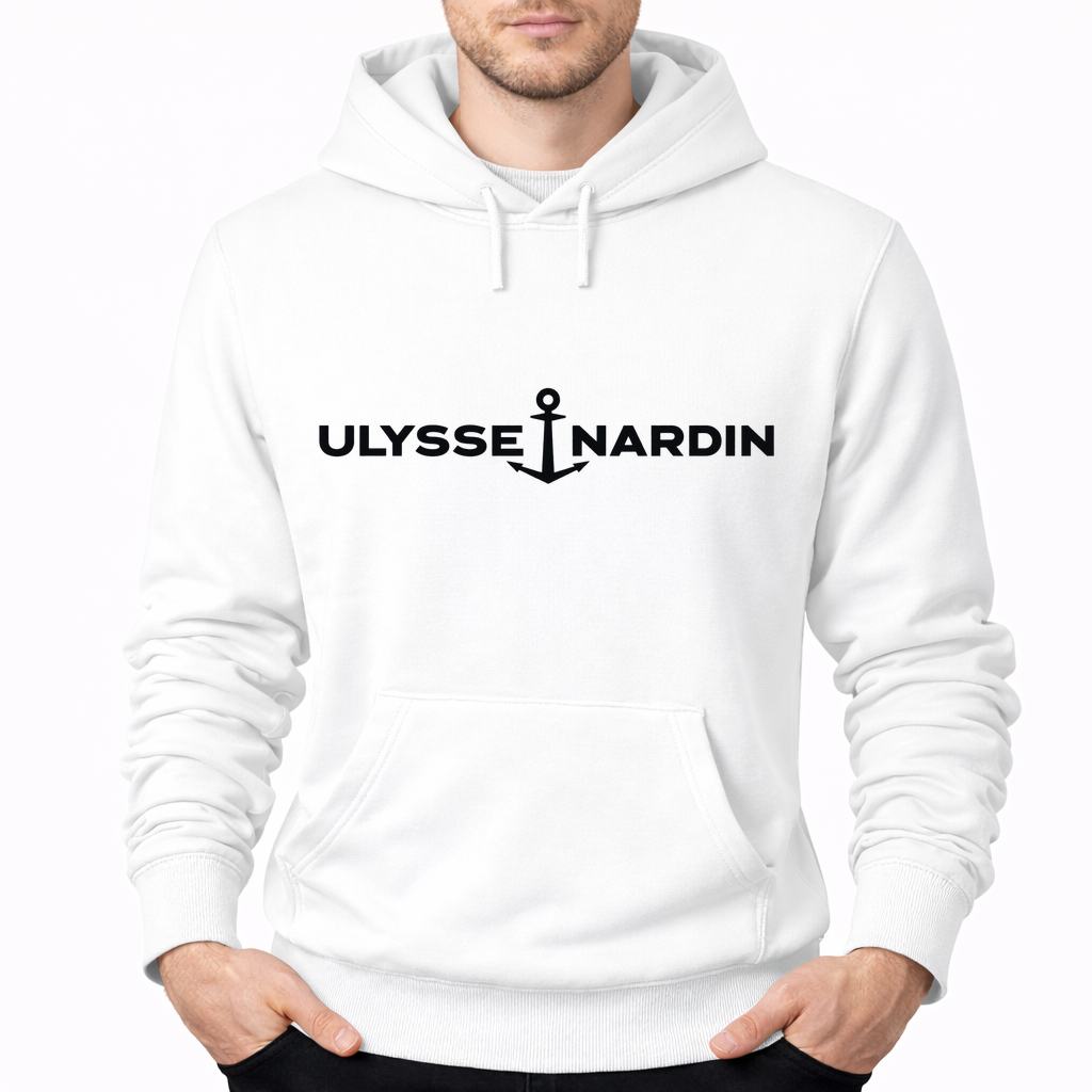Men's Ulysse Nardin Pullover Hoodie - White
