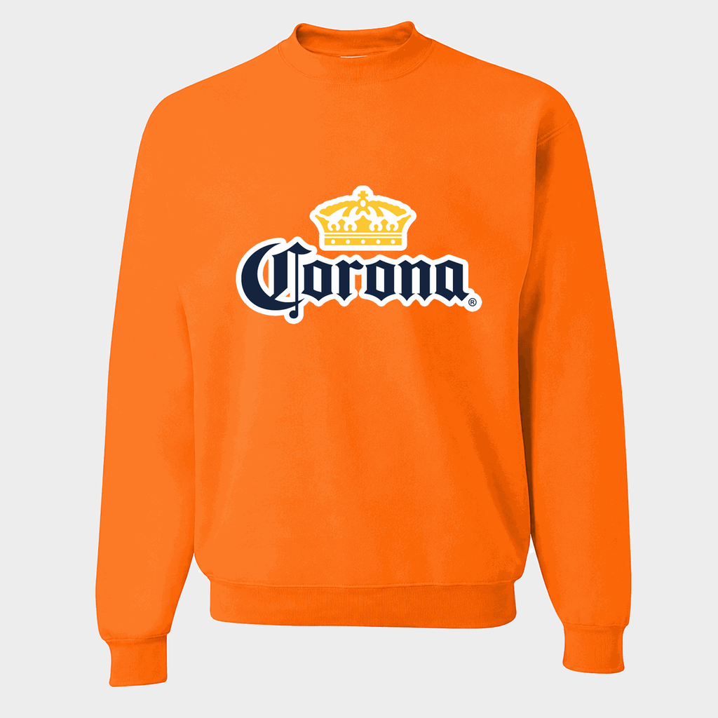 Men's Corona Crewneck Sweatshirt - Orange