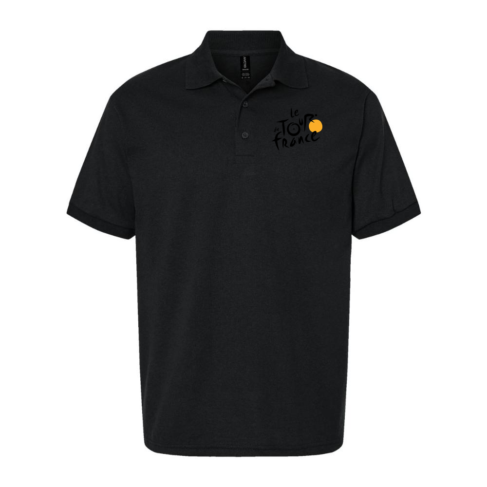 Men's Tour de France Dry Blend Polo - Black
