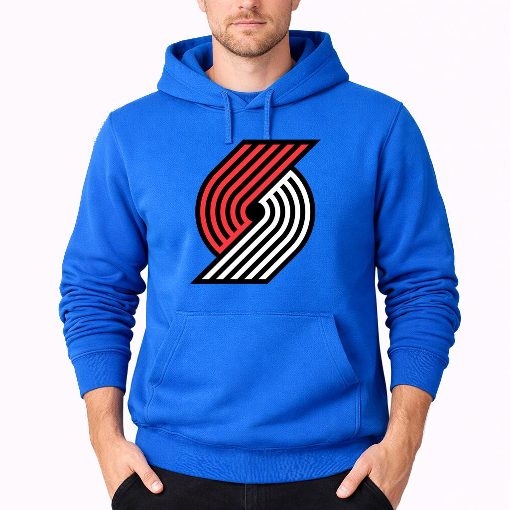 Men's Portland Trail Blazers Pullover Hoodie - Azure