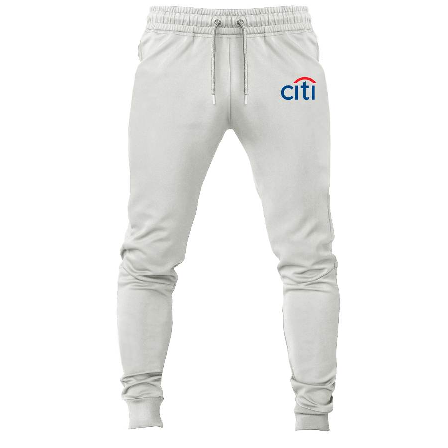 Citi Bank joggers sweatpants - White