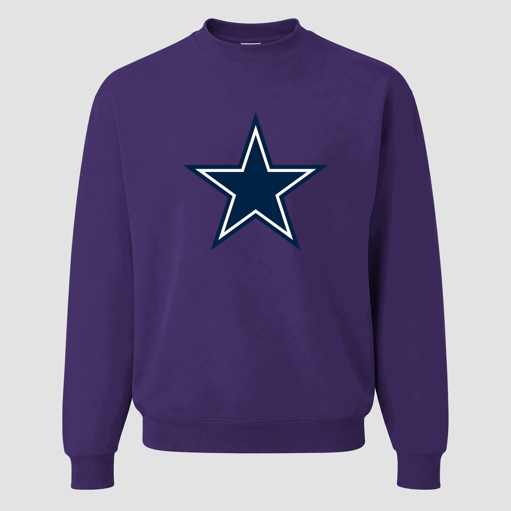 Men's Dallas Cowboys Crewneck Sweatshirt - Purple