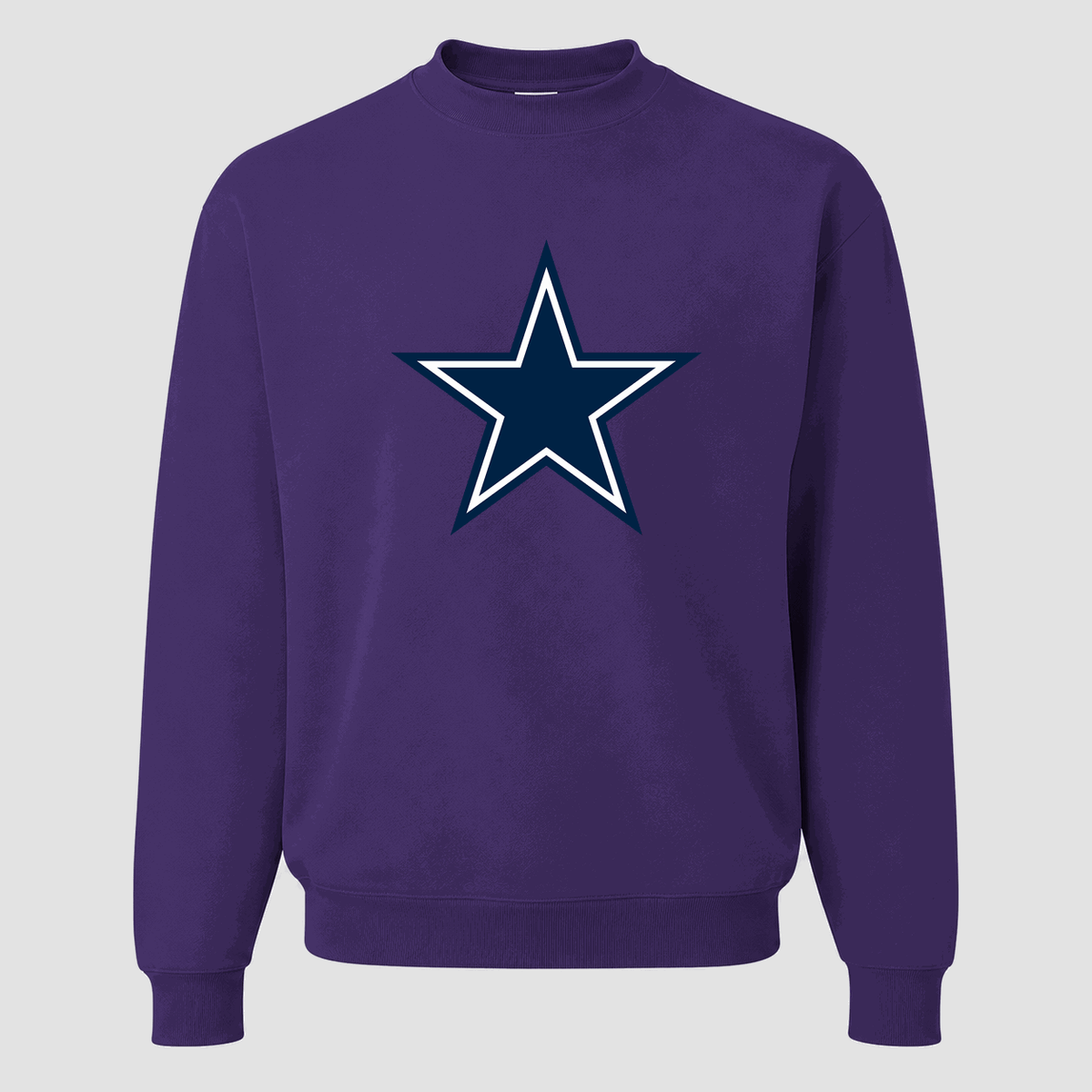 Men's Dallas Cowboys Crewneck Sweatshirt - Purple