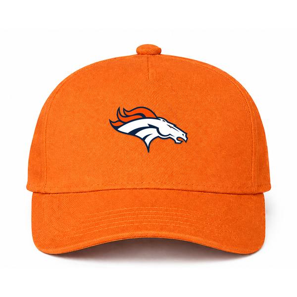 Denver Broncos NFL Logo Orange Dad Baseball Cap Hat