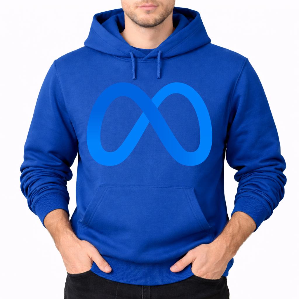 Men's Meta Pullover Hoodie - Blue
