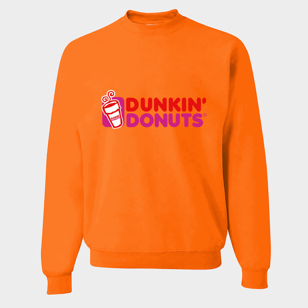 Men's Dunkin' Crewneck Sweatshirt - Orange