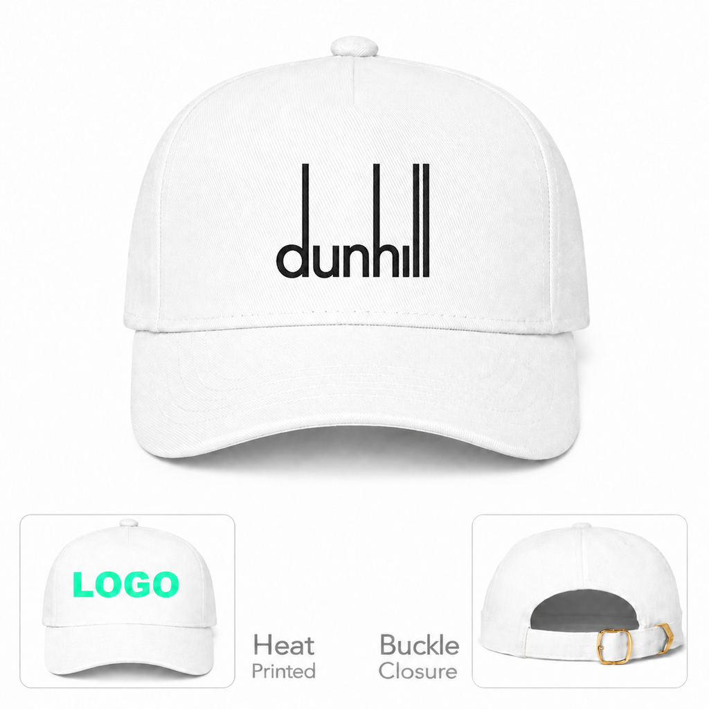 Dunhill White Dad Baseball Cap Hat