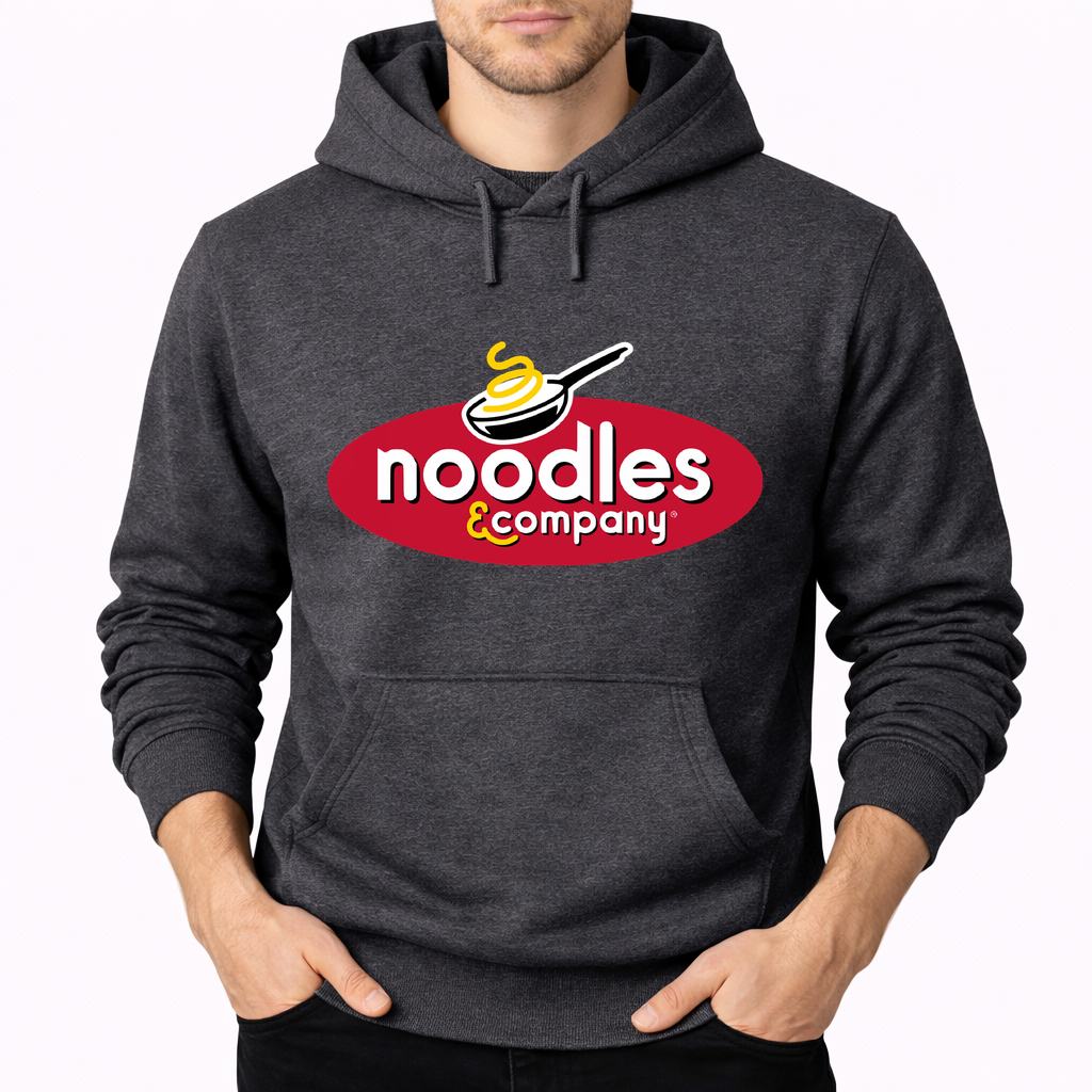 Men's Noodles & Company Pullover Hoodie - Charcoal