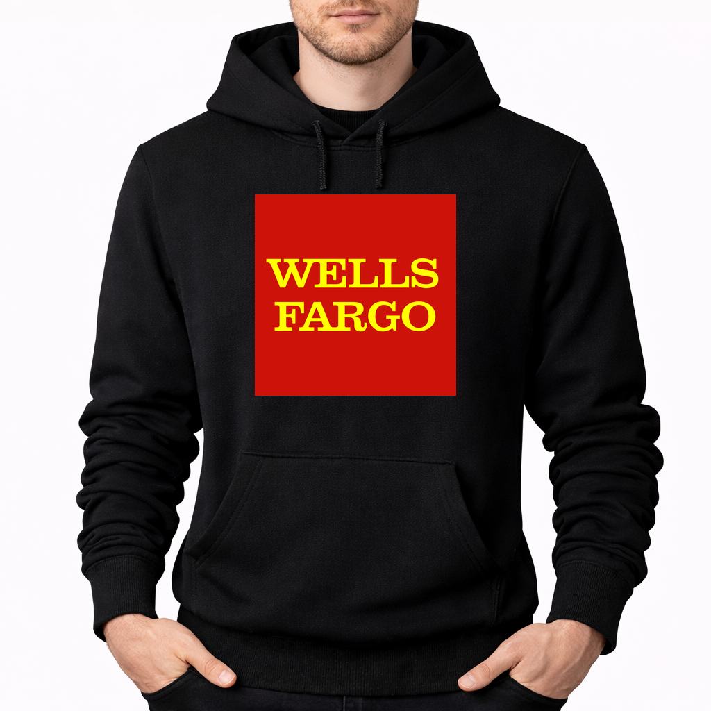 Men's Wells Fargo Pullover Hoodie - Black