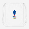 France 2024 Drawstring Bag - White
