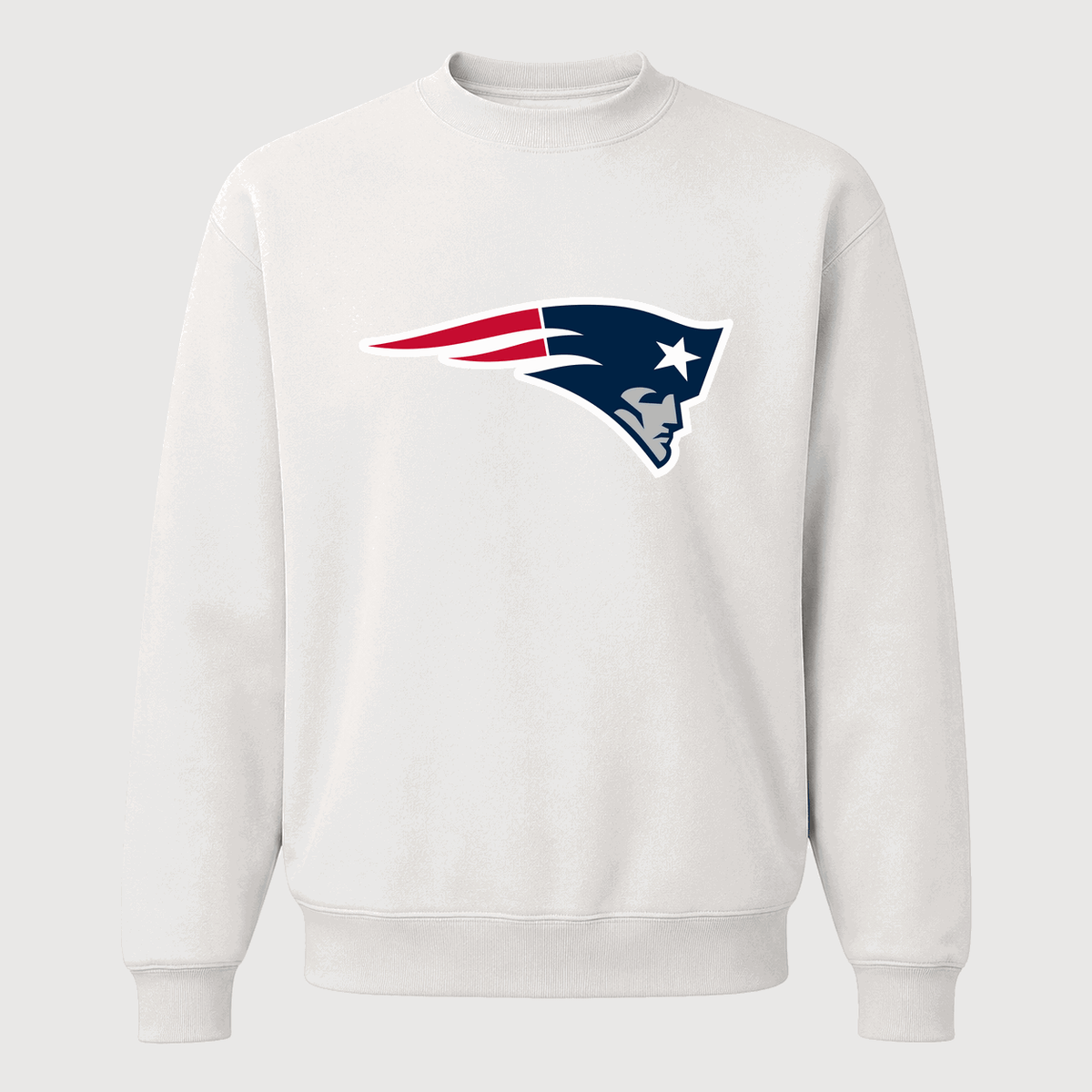 Men's New England Patriots Crewneck Sweatshirt - White