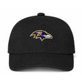 Baltimore Ravens NFL Logo Black Dad Baseball Cap Hat