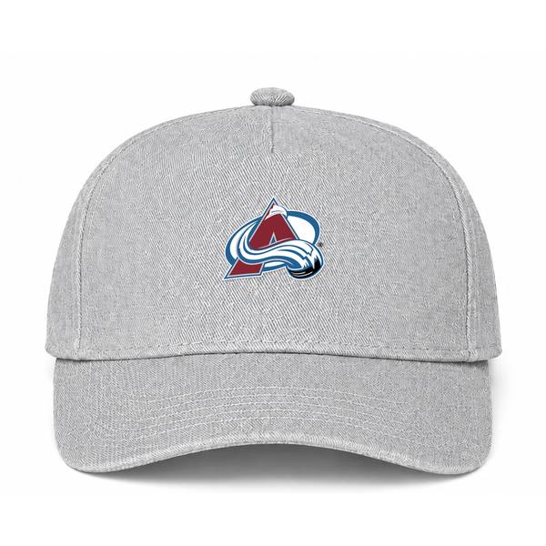 Colorado Avalanche NHL Logo Gray Dad Baseball Cap Hat