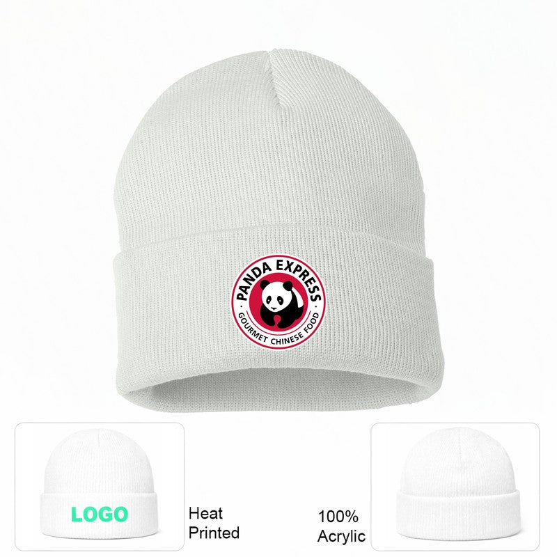 Panda Express White Beanie Hat