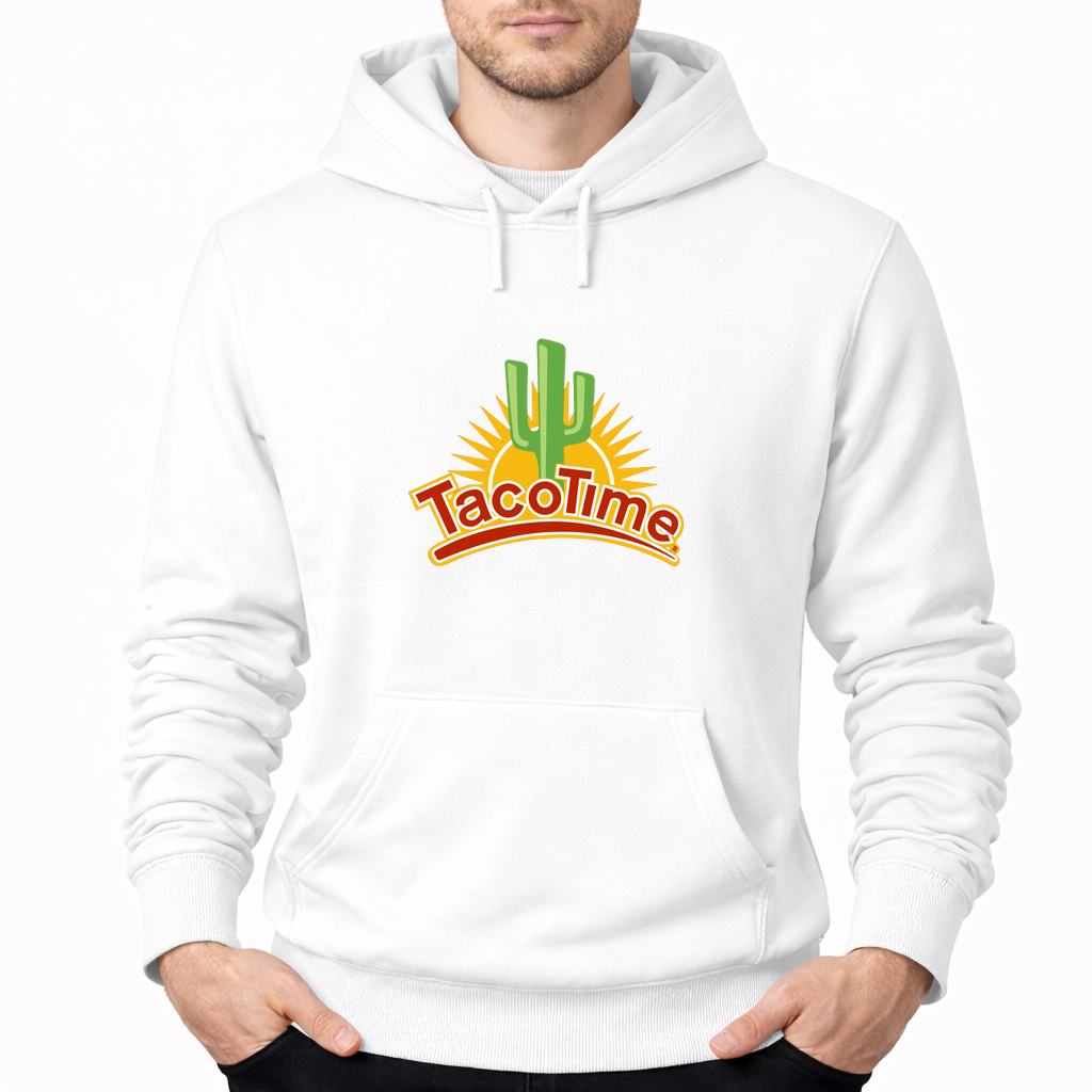 Men's Taco Time Pullover Hoodie - White