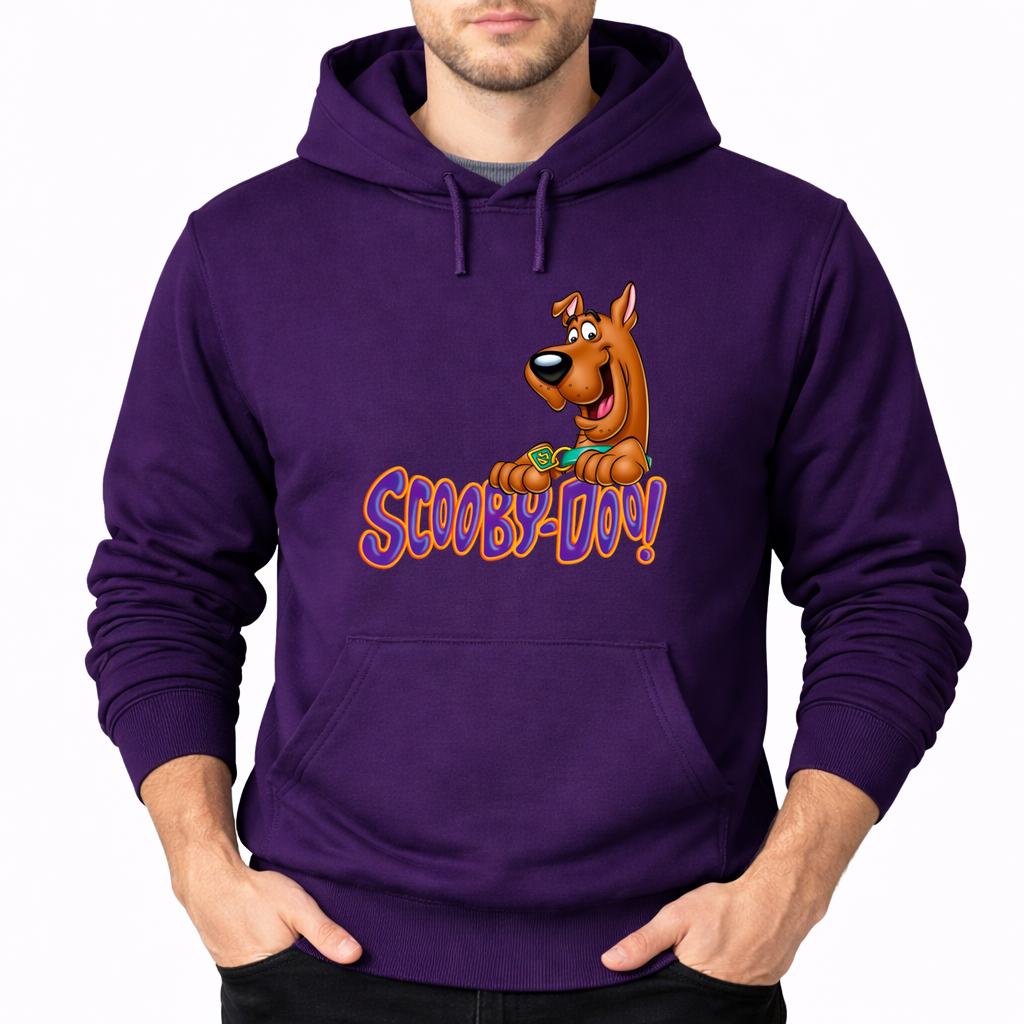Men's Scooby-Doo Pullover Hoodie - Purple