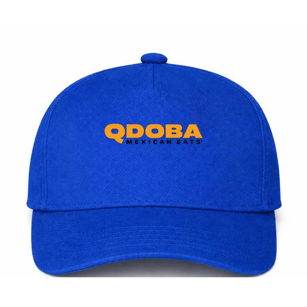 Qdoba Logo Blue Dad Baseball Cap Hat