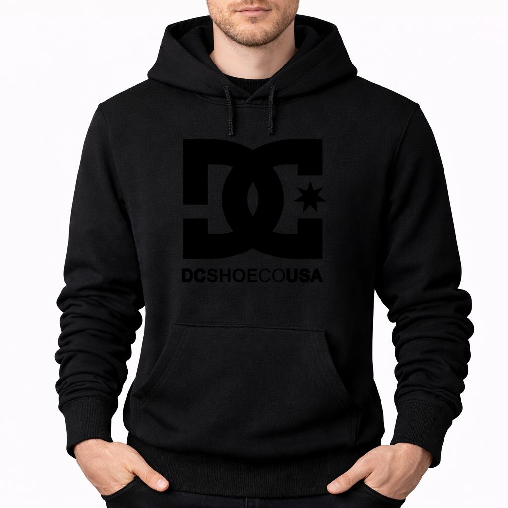 Men's DC Pullover Hoodie - Black