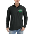 USC Upstate Spartans Logo quarter-zip athletic shirt in Black
