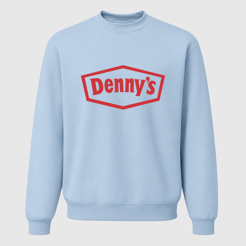 Men's Denny's Crewneck Sweatshirt - Sky Blue