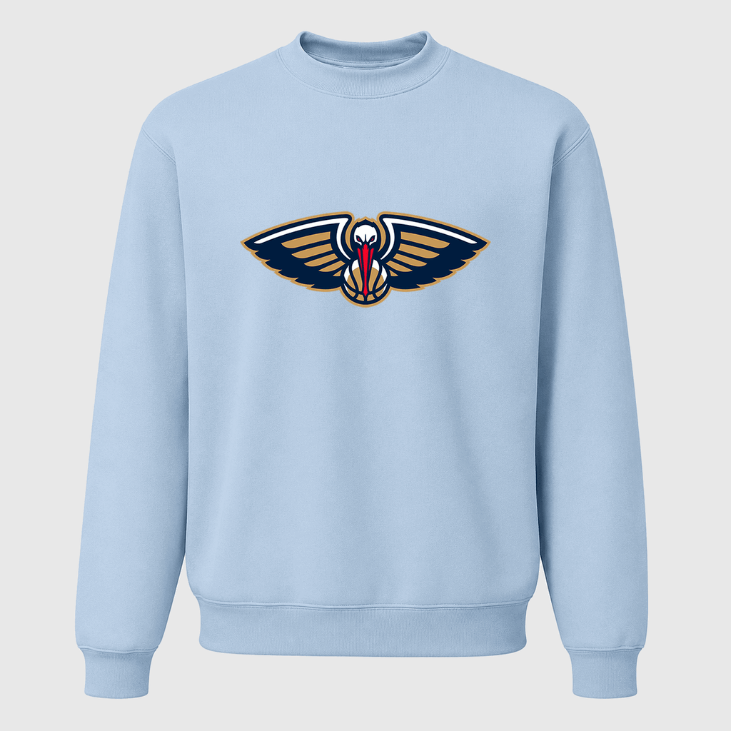 Men's New Orleans Pelicans Crewneck Sweatshirt - Sky Blue