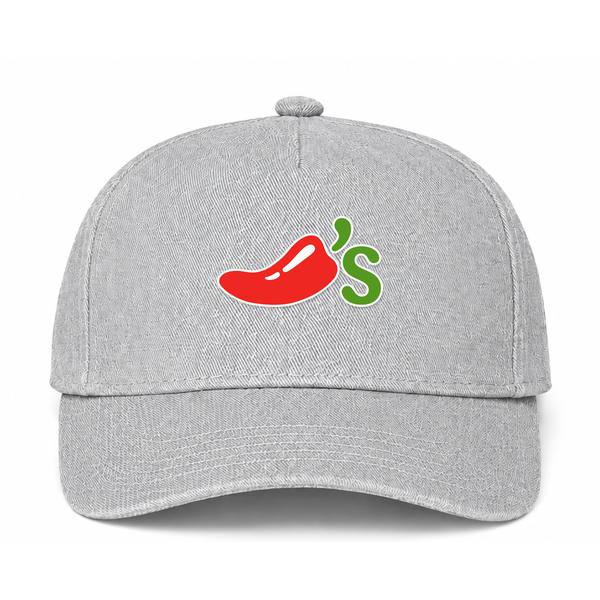 Chili's Logo Version 2 Gray Dad Baseball Cap Hat