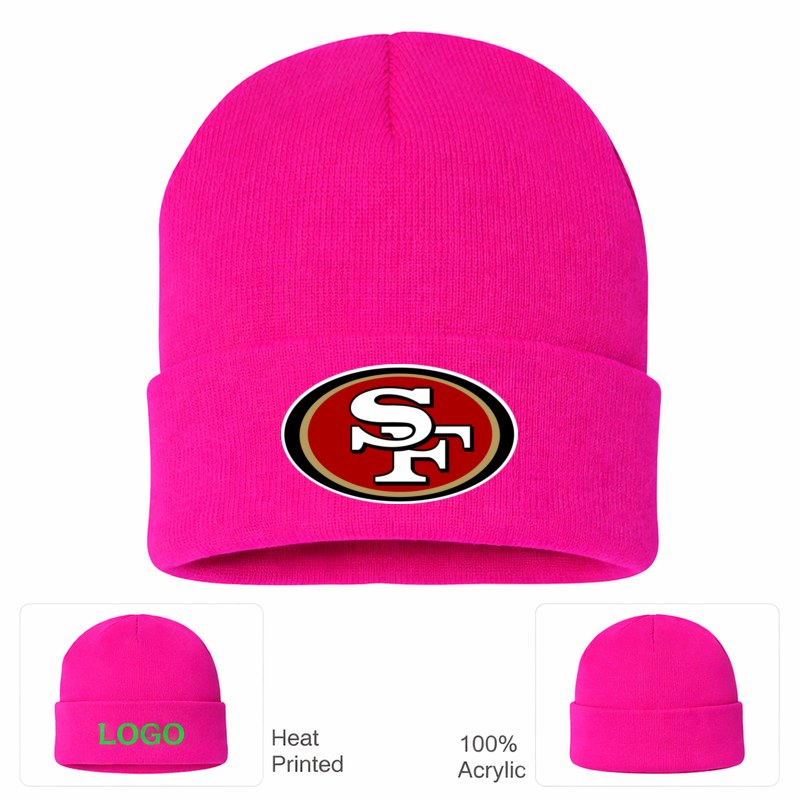 San Francisco 49ers Hot Pink Beanie Hat
