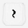 Michael Jackson Drawstring Bag - White