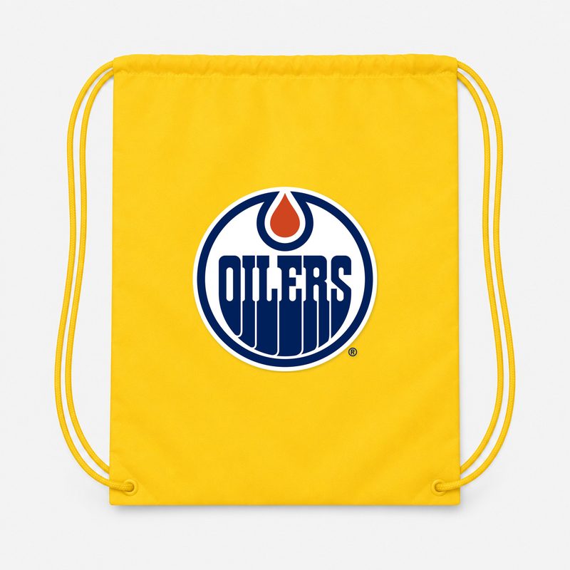 Edmonton Oilers Drawstring Bag - Yellow