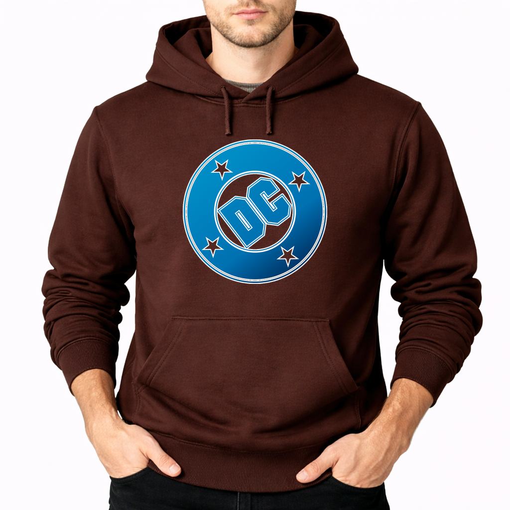 Men's DC Comics Pullover Hoodie - Brown