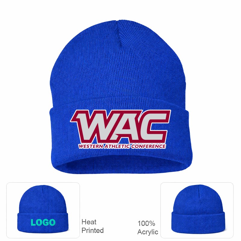 Western Athletic Conference Royal Blue Beanie Hat