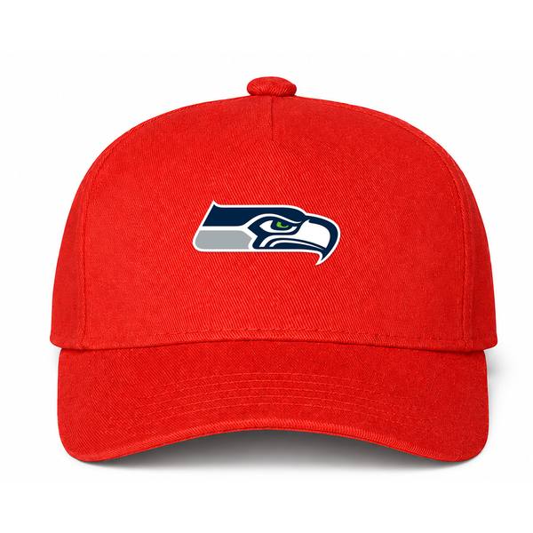 Seattle Seahawks NFL Logo Red Dad Baseball Cap Hat