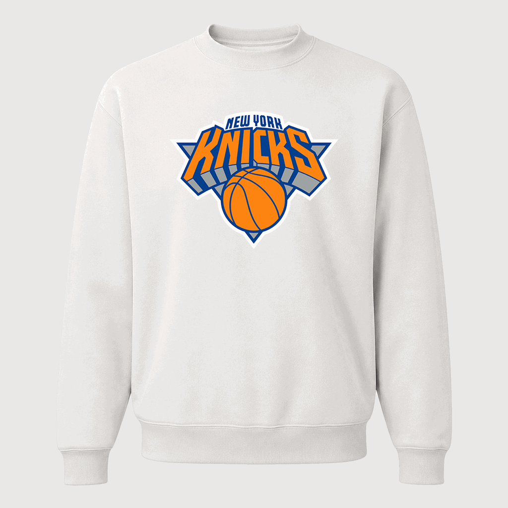 Men's New York Knicks Crewneck Sweatshirt - White