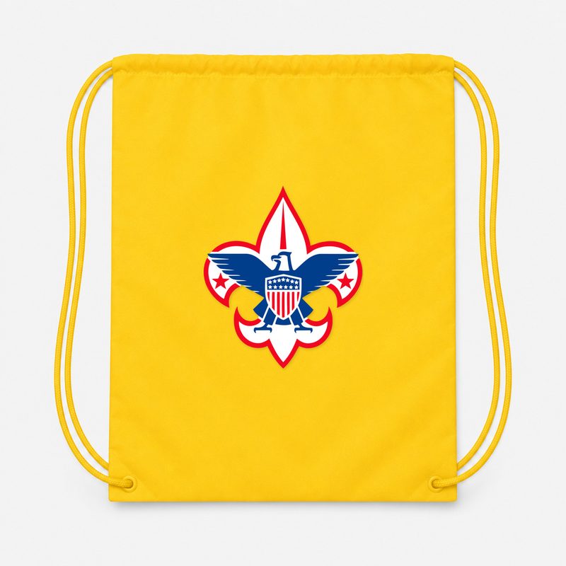 Boy Scout Drawstring Bag - Yellow