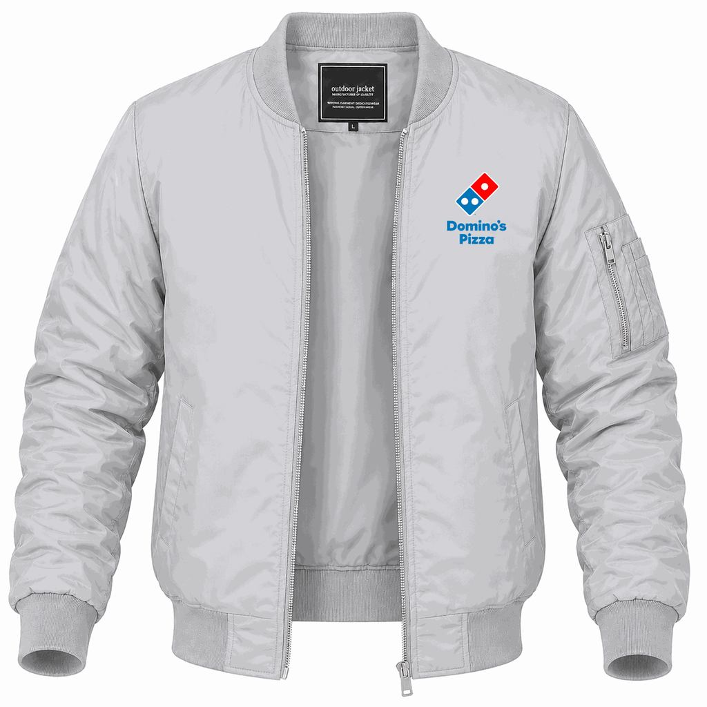 Men's Domino's Pizza Lightweight Bomber Jacket - Gray